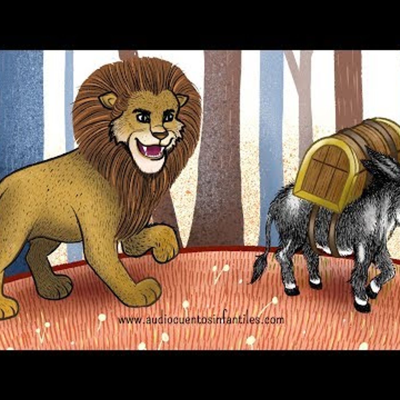016. El león, el burro y el tesoro  Audiocuento con valores y sabiduría